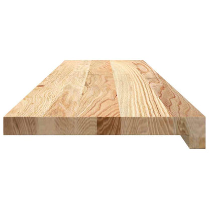 Window Sills 2 pcs Untreated 100x25x2 cm Solid Wood Oak