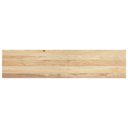 Window Sills 2 pcs Untreated 110x25x2 cm Solid Wood Oak
