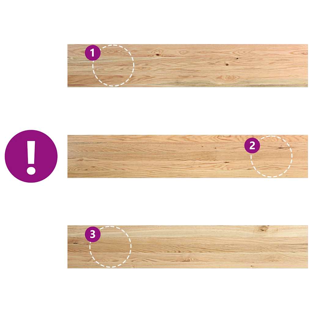 Window Sills 2 pcs Untreated 140x25x2 cm Solid Wood Oak
