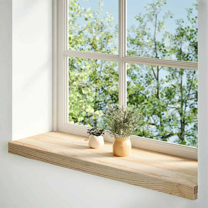 Window Sills 2 pcs Untreated 70x30x2 cm Solid Wood Oak