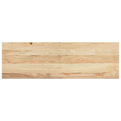 Window Sills 2 pcs Untreated 80x30x2 cm Solid Wood Oak