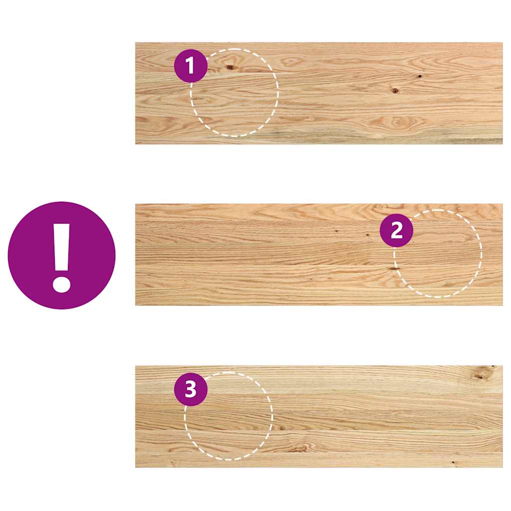 Window Sills 2 pcs Untreated 90x30x2 cm Solid Wood Oak
