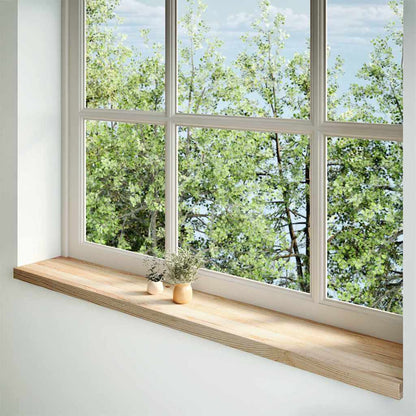Window Sills 2 pcs Untreated 160x30x2 cm Solid Wood Oak