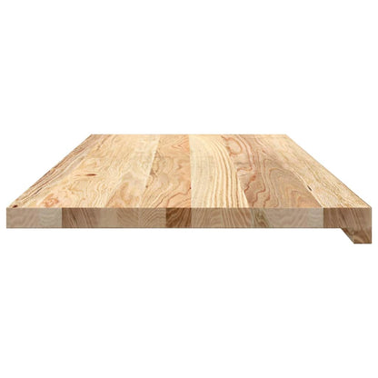 Window Sills 2 pcs Untreated 90x40x2 cm Solid Wood Oak