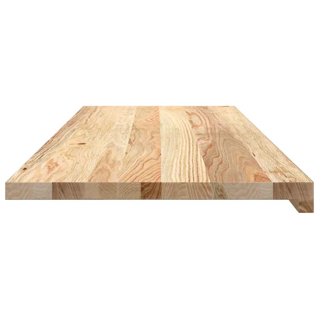Window Sills 2 pcs Untreated 110x40x2 cm Solid Wood Oak