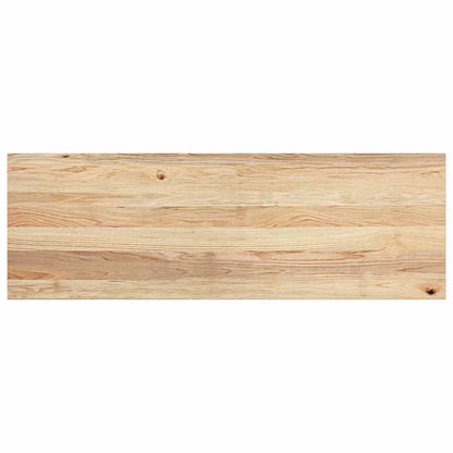 Window Sills 2 pcs Untreated 120x40x2 cm Solid Wood Oak