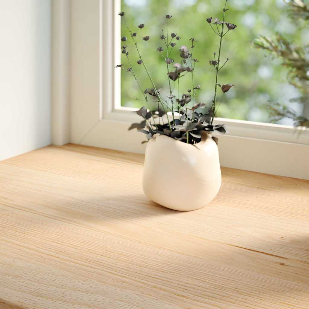 Window Sills 2 pcs Untreated 160x40x2 cm Solid Wood Oak