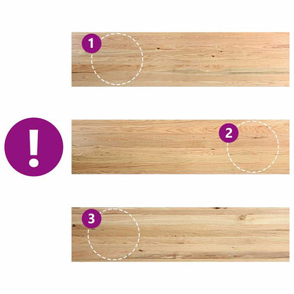 Window Sills 2 pcs Untreated 160x40x2 cm Solid Wood Oak