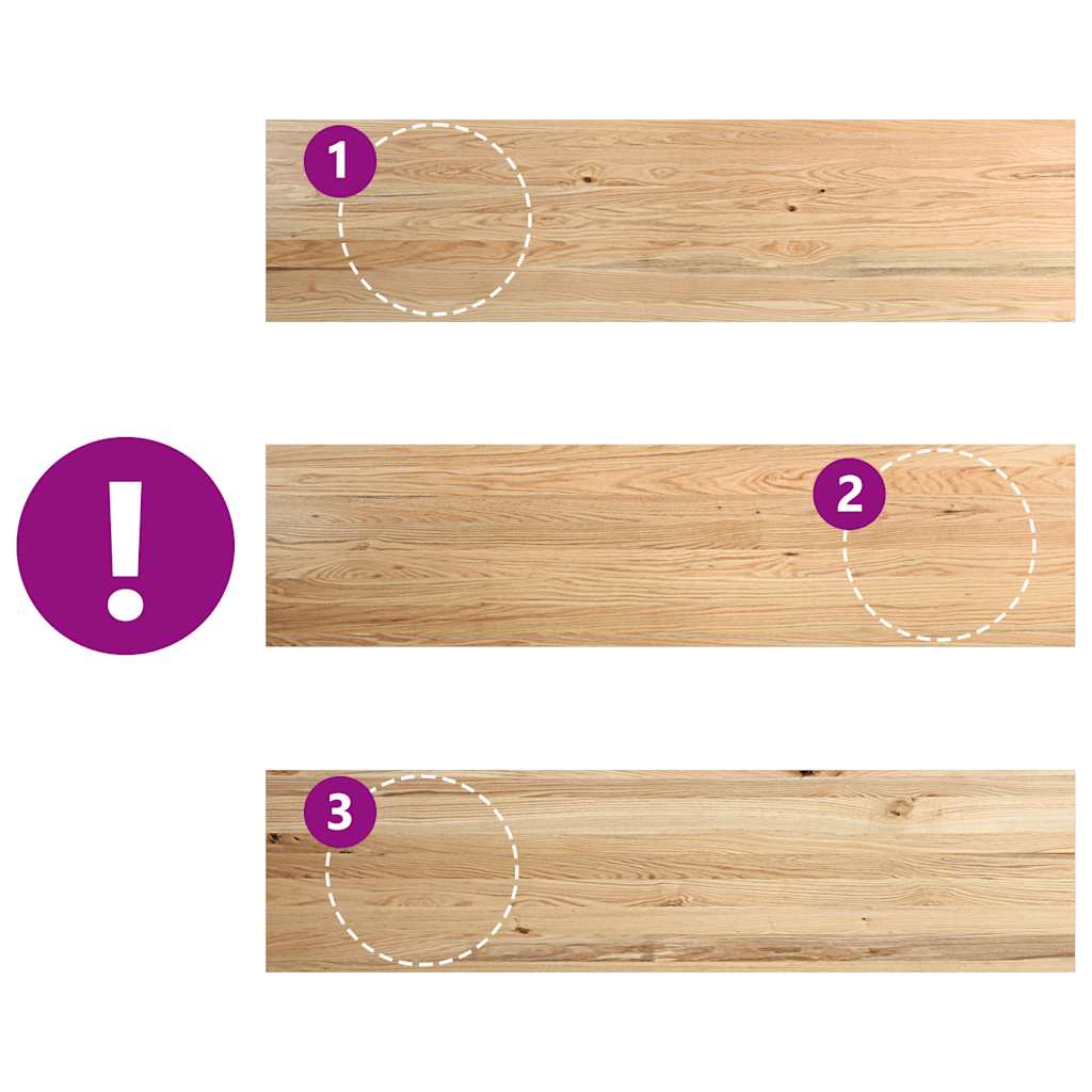Window Sills 2 pcs Untreated 160x40x2 cm Solid Wood Oak