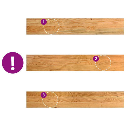 Window Sills 2 pcs Light Brown 90x15x2 cm Solid Wood Oak