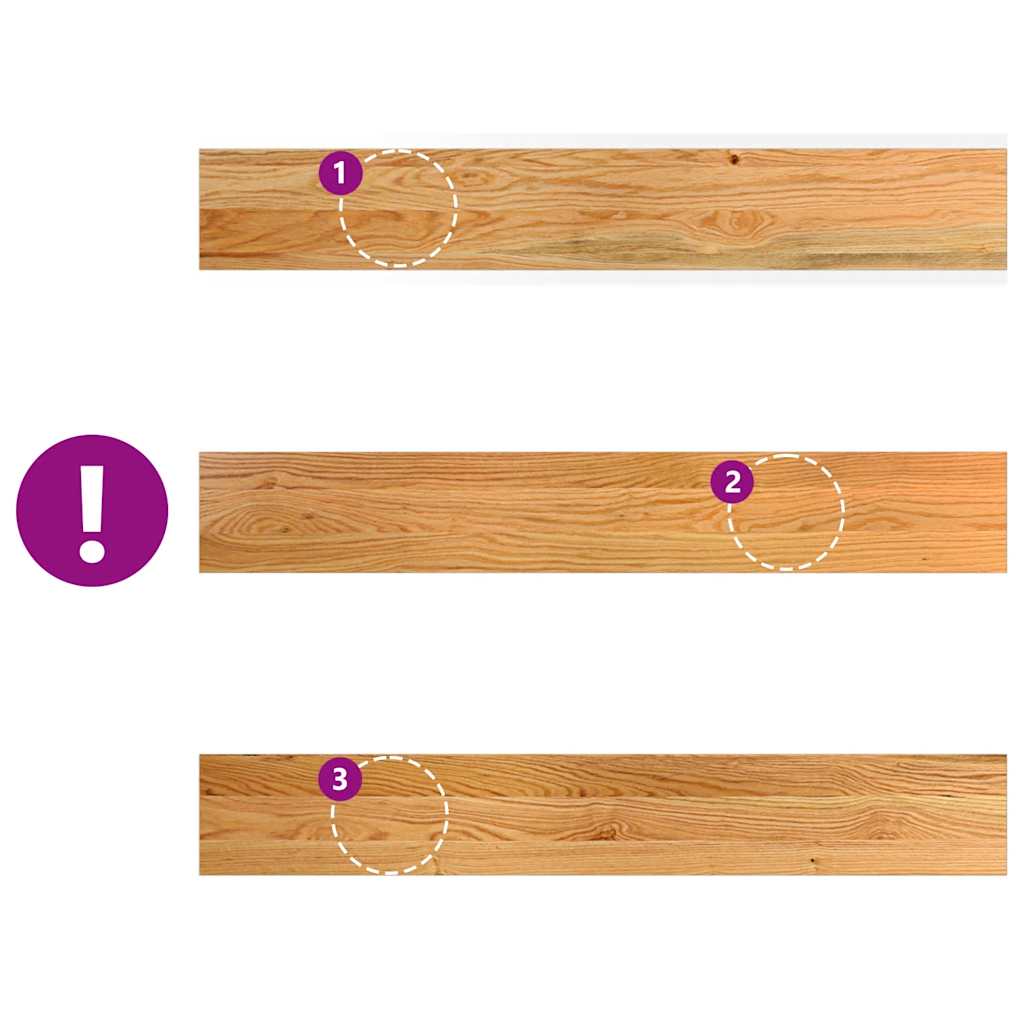 Window Sills 2 pcs Light Brown 100x15x2 cm Solid Wood Oak