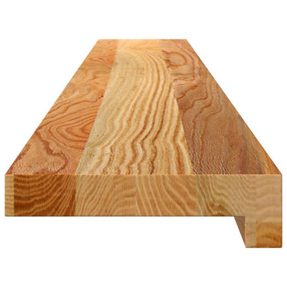 Window Sills 2 pcs Light Brown 120x15x2 cm Solid Wood Oak