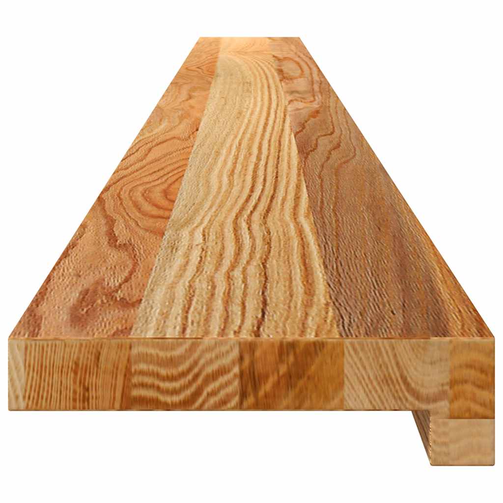 Window Sills 2 pcs Light Brown 160x15x2 cm Solid Wood Oak