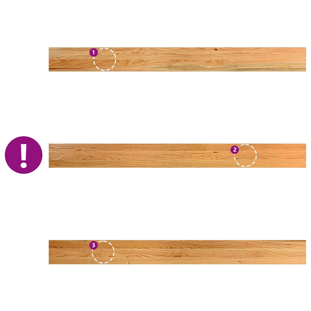 Window Sills 2 pcs Light Brown 160x15x2 cm Solid Wood Oak