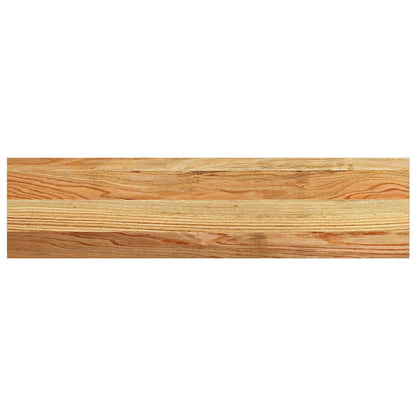 Window Sills 2 pcs Light Brown 80x20x2 cm Solid Wood Oak