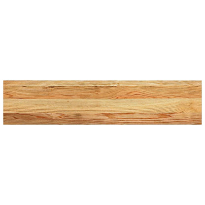 Window Sills 2 pcs Light Brown 90x20x2 cm Solid Wood Oak