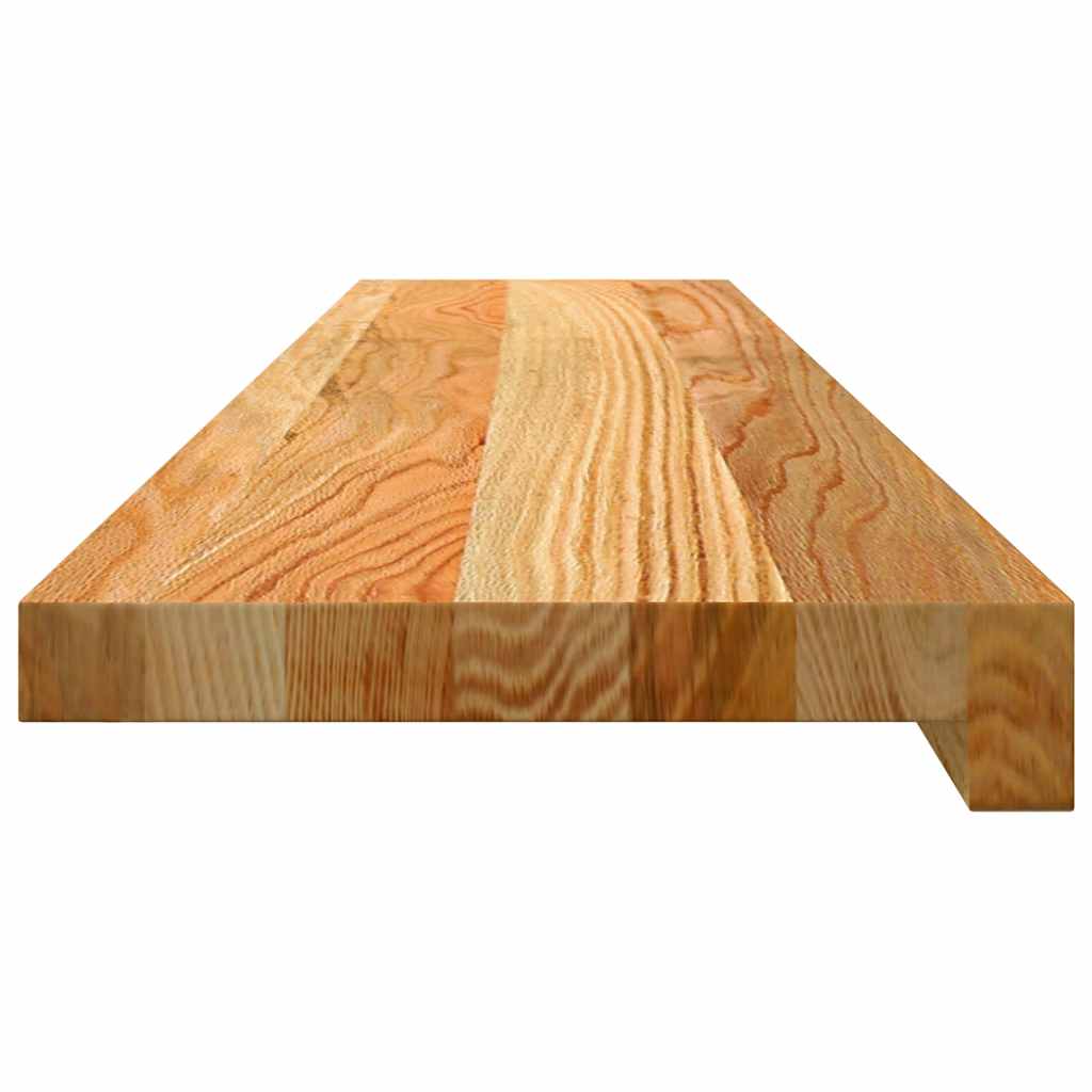 Window Sills 2 pcs Light Brown 100x20x2 cm Solid Wood Oak