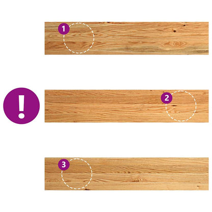 Window Sills 2 pcs Light Brown 100x20x2 cm Solid Wood Oak