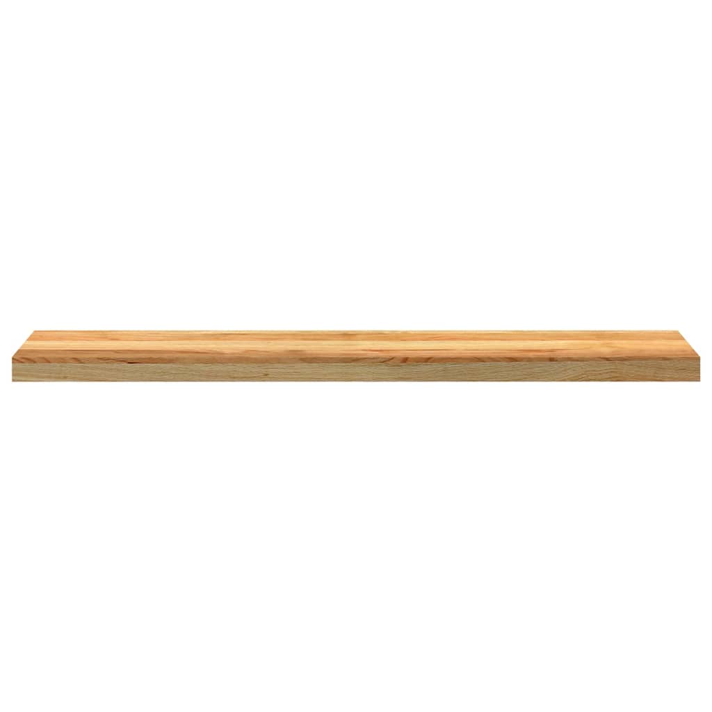 Window Sills 2 pcs Light Brown 110x20x2 cm Solid Wood Oak