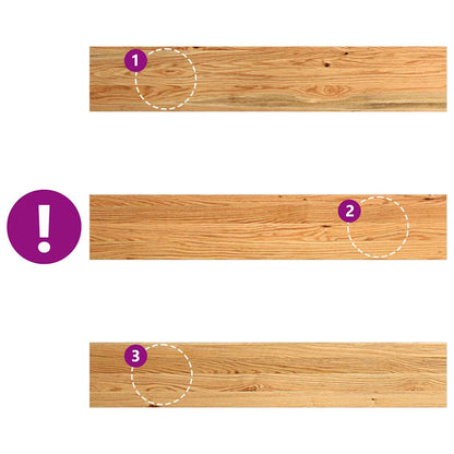 Window Sills 2 pcs Light Brown 110x20x2 cm Solid Wood Oak