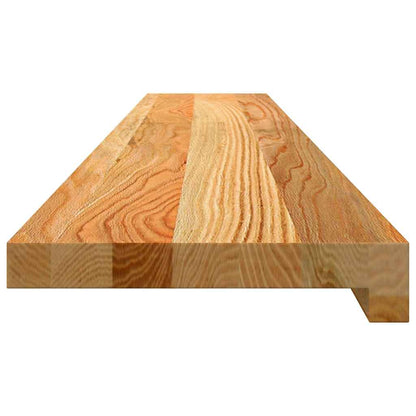 Window Sills 2 pcs Light Brown 120x20x2 cm Solid Wood Oak