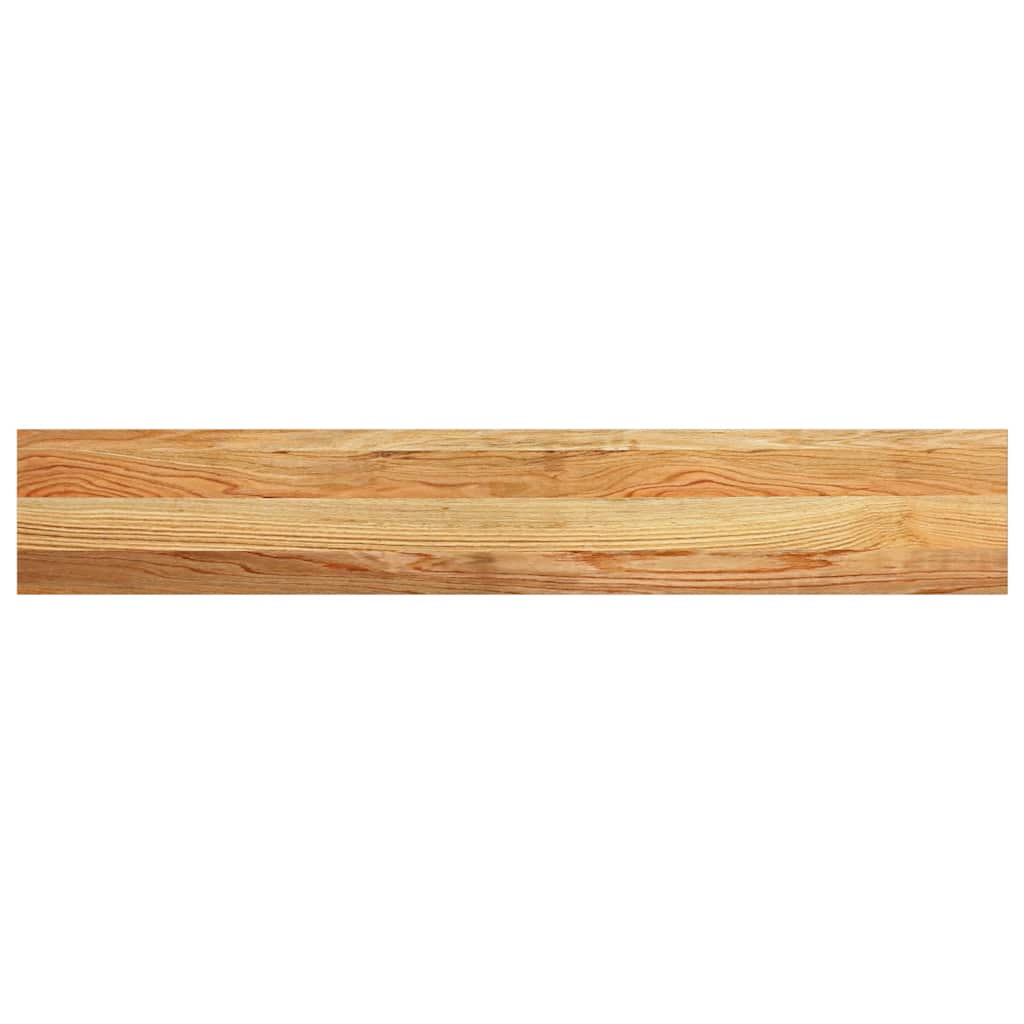 Window Sills 2 pcs Light Brown 120x20x2 cm Solid Wood Oak