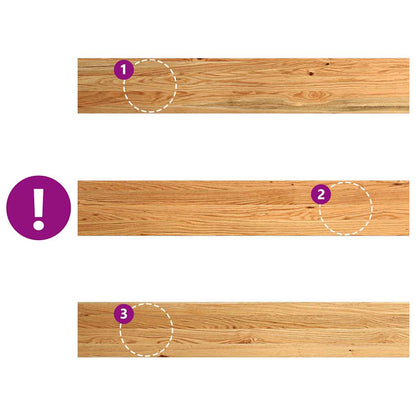 Window Sills 2 pcs Light Brown 120x20x2 cm Solid Wood Oak