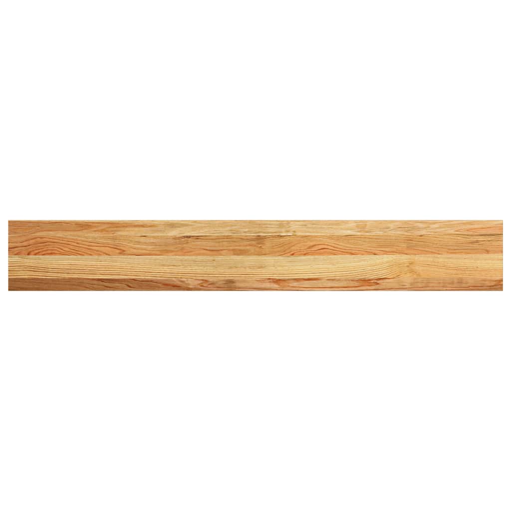 Window Sills 2 pcs Light Brown 140x20x2 cm Solid Wood Oak