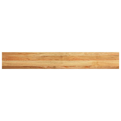 Window Sills 2 pcs Light Brown 140x20x2 cm Solid Wood Oak