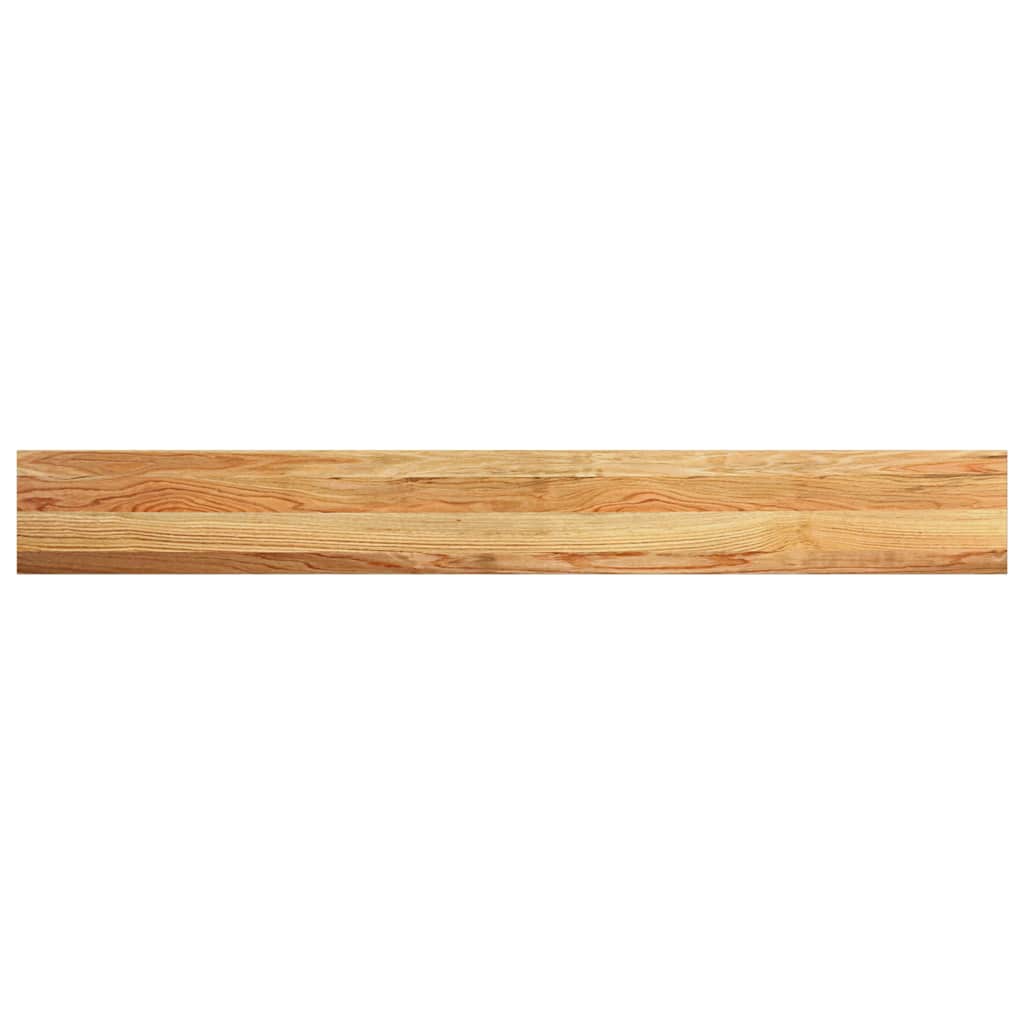 Window Sills 2 pcs Light Brown 160x20x2 cm Solid Wood Oak