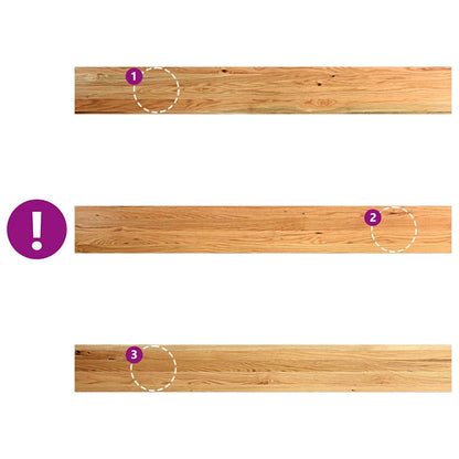 Window Sills 2 pcs Light Brown 160x20x2 cm Solid Wood Oak