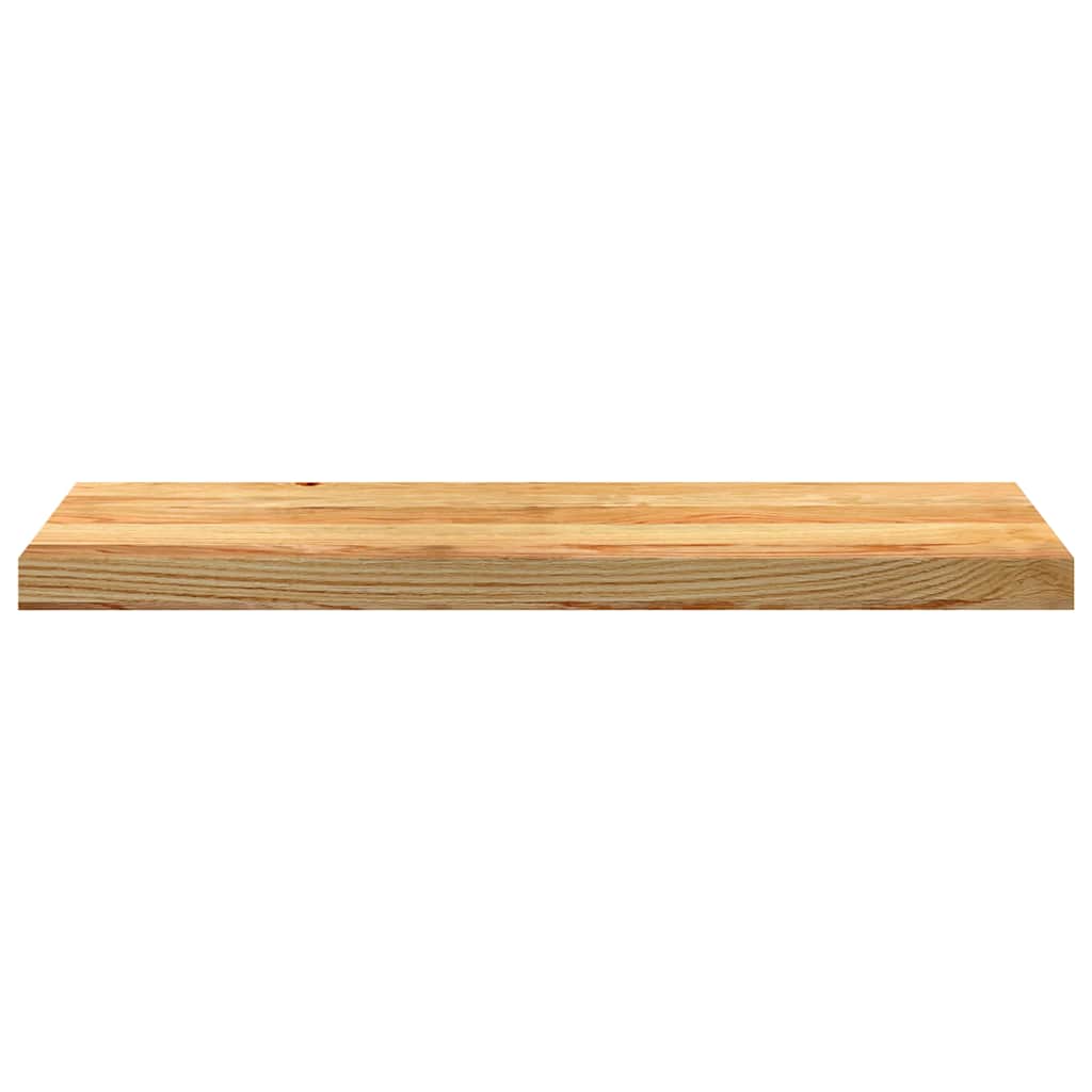 Window Sills 2 pcs Light Brown 80x25x2 cm Solid Wood Oak