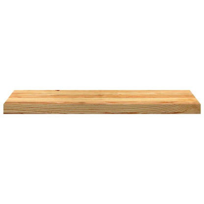 Window Sills 2 pcs Light Brown 80x25x2 cm Solid Wood Oak