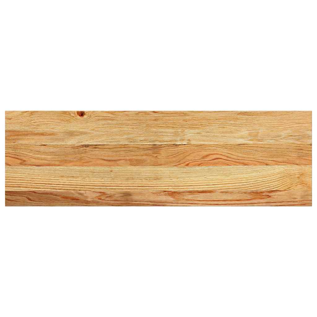 Window Sills 2 pcs Light Brown 80x25x2 cm Solid Wood Oak
