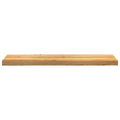 Window Sills 2 pcs Light Brown 100x25x2 cm Solid Wood Oak