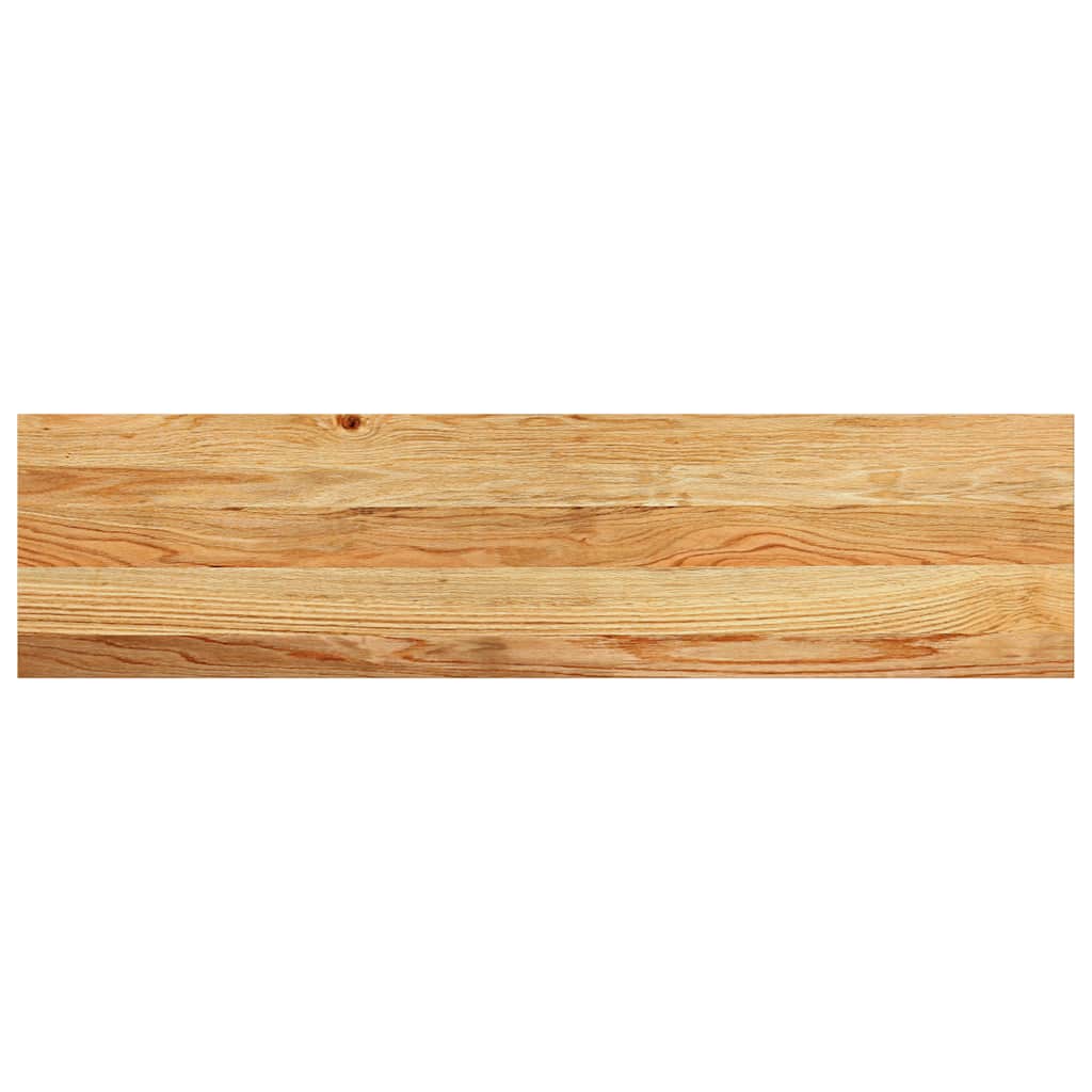 Window Sills 2 pcs Light Brown 100x25x2 cm Solid Wood Oak