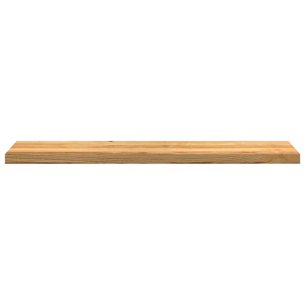 Window Sills 2 pcs Light Brown 120x25x2 cm Solid Wood Oak