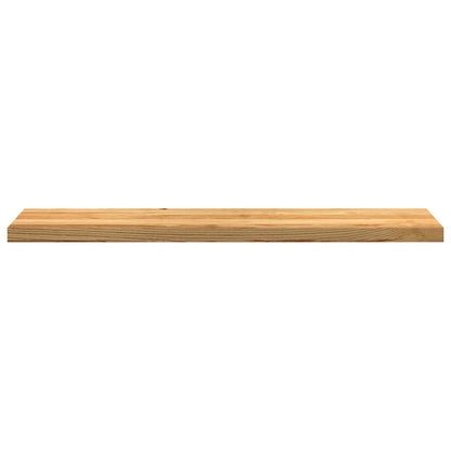 Window Sills 2 pcs Light Brown 120x25x2 cm Solid Wood Oak