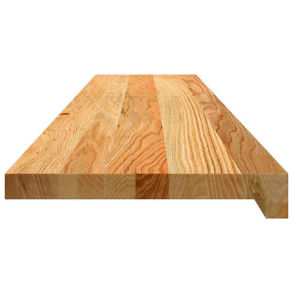 Window Sills 2 pcs Light Brown 120x25x2 cm Solid Wood Oak
