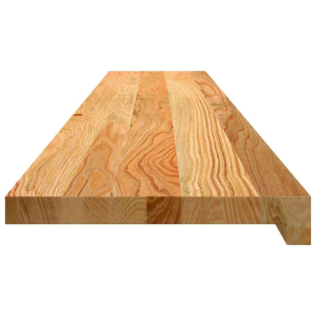 Window Sills 2 pcs Light Brown 140x25x2 cm Solid Wood Oak