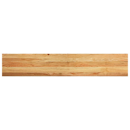 Window Sills 2 pcs Light Brown 140x25x2 cm Solid Wood Oak