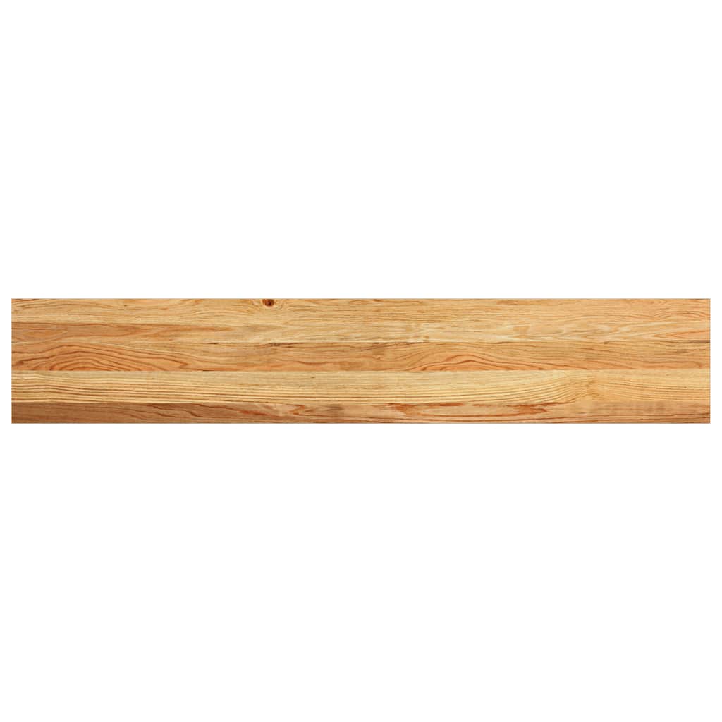 Window Sills 2 pcs Light Brown 140x25x2 cm Solid Wood Oak