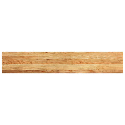 Window Sills 2 pcs Light Brown 140x25x2 cm Solid Wood Oak