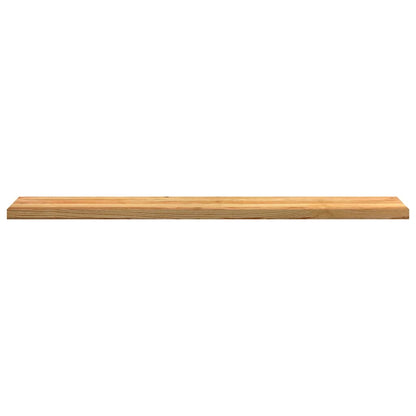 Window Sills 2 pcs Light Brown 160x25x2 cm Solid Wood Oak