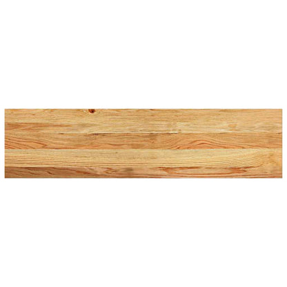 Window Sills 2 pcs Light Brown 100x30x2 cm Solid Wood Oak
