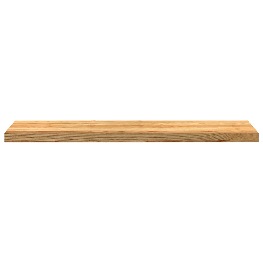 Window Sills 2 pcs Light Brown 110x30x2 cm Solid Wood Oak