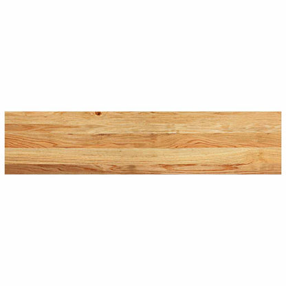 Window Sills 2 pcs Light Brown 110x30x2 cm Solid Wood Oak