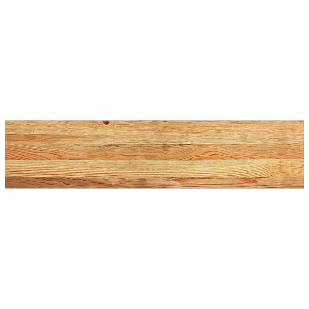 Window Sills 2 pcs Light Brown 110x30x2 cm Solid Wood Oak