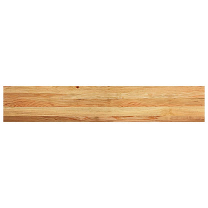 Window Sills 2 pcs Light Brown 140x30x2 cm Solid Wood Oak