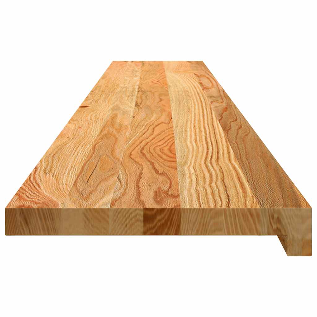 Window Sills 2 pcs Light Brown 160x30x2 cm Solid Wood Oak